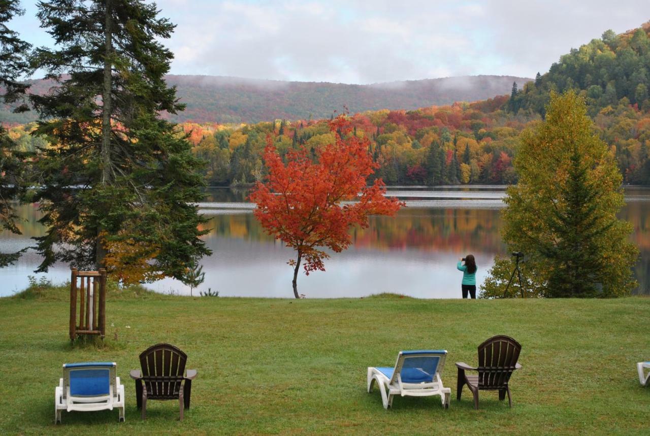 Lac-Saguay Motel Ours Bleu المظهر الخارجي الصورة